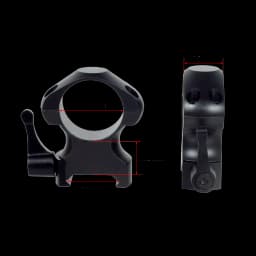2Pcs /Set Steel Scope 25.4mm 30mm Rings Quick Release Low Medium High Profile For 20mm Rail Hunting Scopes Ring Mount