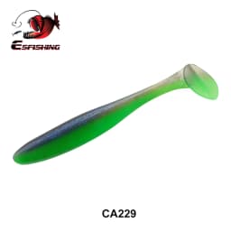 ESFISHING Fishing Lure ES Easy Shiner 100mm 6pcs T Tail Shad Plastic Bait Pesca For Pike Perch Zander