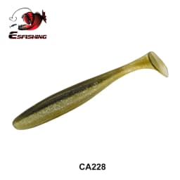 ESFISHING Fishing Lure ES Easy Shiner 100mm 6pcs T Tail Shad Plastic Bait Pesca For Pike Perch Zander