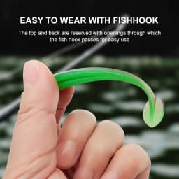 ESFISHING Fishing Lure ES Easy Shiner 100mm 6pcs T Tail Shad Plastic Bait Pesca For Pike Perch Zander