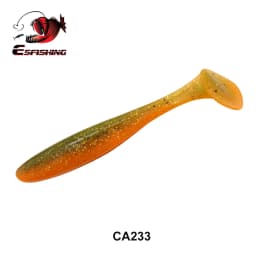 ESFISHING Fishing Lure ES Easy Shiner 100mm 6pcs T Tail Shad Plastic Bait Pesca For Pike Perch Zander