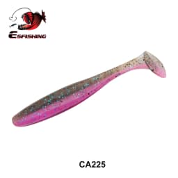 ESFISHING Fishing Lure ES Easy Shiner 100mm 6pcs T Tail Shad Plastic Bait Pesca For Pike Perch Zander