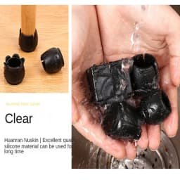 16pcs Chair Leg Caps Silicone Feet Protector Pads Furniture Table Covers Socks Plugs Cover Furniture Leveling Feet Home Decor