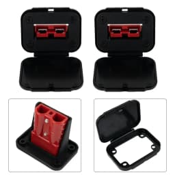 Twin Dual Flush Mount 50 Amp For Anderson Plug Mounting Bracket Caravan Trailer Truck For Anderson Connection Plug Connector 1pc