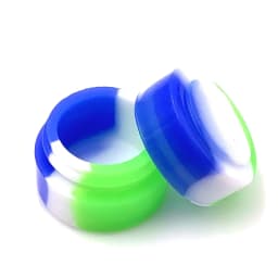 10PCS Silicone Container 2ML 3ML 5ML 7ML 11ML Jar Storage Box Nonstick Concentrate Containers Jars Oil Wax Case