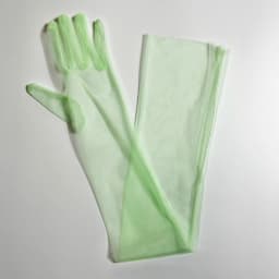 Women Ultra Tulle Gloves Mesh Sheers Full Finger Elbow Long Gloves Female Vintage Sunscreen Gloves Wedding Bride Dress Mittens