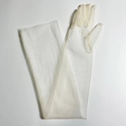Women Ultra Tulle Gloves Mesh Sheers Full Finger Elbow Long Gloves Female Vintage Sunscreen Gloves Wedding Bride Dress Mittens