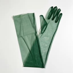 Women Ultra Tulle Gloves Mesh Sheers Full Finger Elbow Long Gloves Female Vintage Sunscreen Gloves Wedding Bride Dress Mittens