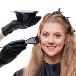12Pcs Set Hair Dyeing Kit Hair Color Dye Bowl Stirring Brush For Hair Coloring Bleaching DIY Salon Home Hair Dye Tools