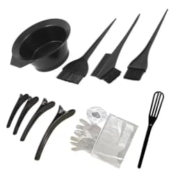 12Pcs Set Hair Dyeing Kit Hair Color Dye Bowl Stirring Brush For Hair Coloring Bleaching DIY Salon Home Hair Dye Tools
