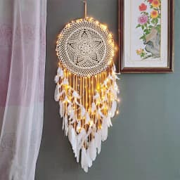 Big Dream Catcher Hanging/Light Decoration nordic Decoration Home Girls Room/Nursery/Kids Decor dreamcatcher Children Room New 5