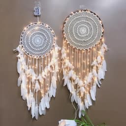 Big Dream Catcher Hanging/Light Decoration nordic Decoration Home Girls Room/Nursery/Kids Decor dreamcatcher Children Room New 5