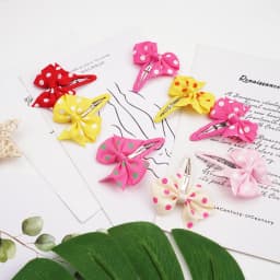 20pcs No Slip Snap Hair Clips for Baby Girls - 2 Inch Grosgrain Ribbon Hair Bows Barrettes Non-Slip Cute Hair Accessories