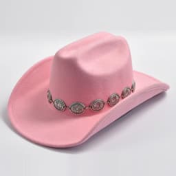 New Western Cowboy Hat for Women's Photo Props Cowgirl Jazz Hats Party Dress Cap Sombrero Hombre