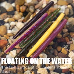 PEAK 100mm Floating TPR Senko Soft Stick Fishing Lure SwimBait Bass Pike Artificial Soft Worm Weightless Rig