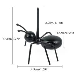 12 PCS Ants Food Fruit Picks Decoration Ant Shape Forks Snack Cake Dessert Tableware for Home Kitchen Party Dinner Fruit Pick