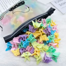 10/20Pcs Colorful Small Claw Clips Girls Cute Flower Butterfly Hair Clips Hair Accessories Kids Cartoon Hair Claws Headwear Gift