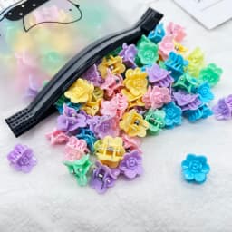 10/20Pcs Colorful Small Claw Clips Girls Cute Flower Butterfly Hair Clips Hair Accessories Kids Cartoon Hair Claws Headwear Gift