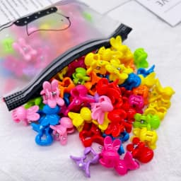 10/20Pcs Colorful Small Claw Clips Girls Cute Flower Butterfly Hair Clips Hair Accessories Kids Cartoon Hair Claws Headwear Gift