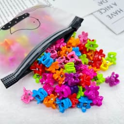 10/20Pcs Colorful Small Claw Clips Girls Cute Flower Butterfly Hair Clips Hair Accessories Kids Cartoon Hair Claws Headwear Gift