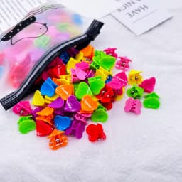 10/20Pcs Colorful Small Claw Clips Girls Cute Flower Butterfly Hair Clips Hair Accessories Kids Cartoon Hair Claws Headwear Gift