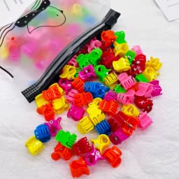 10/20Pcs Colorful Small Claw Clips Girls Cute Flower Butterfly Hair Clips Hair Accessories Kids Cartoon Hair Claws Headwear Gift