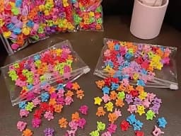 10/20Pcs Colorful Small Claw Clips Girls Cute Flower Butterfly Hair Clips Hair Accessories Kids Cartoon Hair Claws Headwear Gift