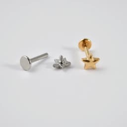 1PC-5PCS Surgical Steel Ear Cartilage Drop Chain Lip Studs Gold/Silver Labret Tragus Helix Earring Daith Lobe Piercing Jewelry