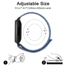 Nylon Strap For Fitbit Inspire 3 Watchband Adjustable Replacement Watchband Wrist Bracelet Accessories Sport Smartwatch Correa