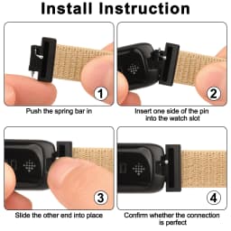Nylon Strap For Fitbit Inspire 3 Watchband Adjustable Replacement Watchband Wrist Bracelet Accessories Sport Smartwatch Correa