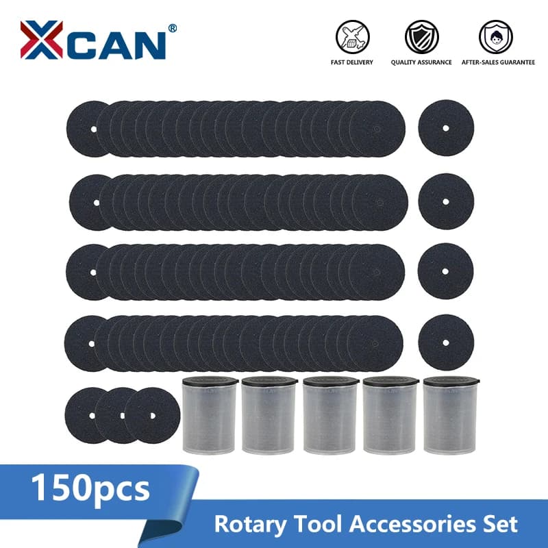 XCAN 36/150pcs 25mm Resin Cut off Wheels Abrasive Disc Cutting Discs Reinforced Cut Off Grinding Wheels For Dremel Accessories