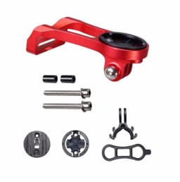 Aluminium Alloy Bicycle Computer Mount Holder Headlight Clamp Bike Handlebar Extension Bracket Adapter for GARMIN Edge GPS Gopro