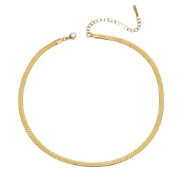 New Fashion Unisex Snake Chain Choker Necklace Stainless Steel Herringbone 2/3/4/5mm Gold Color Chain Necklace For Women Jewelry