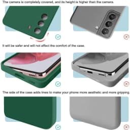 For Samsung A55 A54 5G Case Square Liquid Silicone Phone Cases For Samsung Galaxy A55 A54 A 55 5G S24 Ultra Plus Back Soft Cover