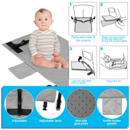 Kids Travel Airplane Bed Portable Children Pedals Beds Foot Leg Rest Hammock Baby Footrest Bed Toddler Airplane Seat Extender