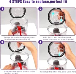 bottom Lid For Dyson V7 V8 V11 V10 V12 V15 Vacuum Cleaner-Top Fixed Sealing Ring Of Dust Bin Replacement Dust Collection Parts