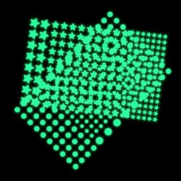 3D Bubble Luminous Stars Moon Dots Wall Stickers For Kids Room Bedroom Home Decoration Glow In The Dark DIY Combination Decals