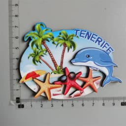 Europe Spain Fridge Magnets Tenerife Island Magnetic Refrigerator Stickers Tourism Souvenir for The House Devoration Idea Gift