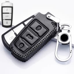 Leather Remote Car Key Case key cover For Volkswagen VW Passat CC B6 B7 B7L CC R36 Maogotan B5 Passat 3C Car Key Shell