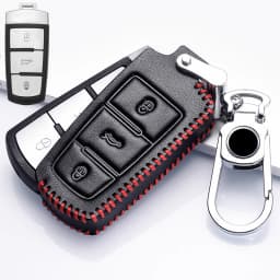 Leather Remote Car Key Case key cover For Volkswagen VW Passat CC B6 B7 B7L CC R36 Maogotan B5 Passat 3C Car Key Shell