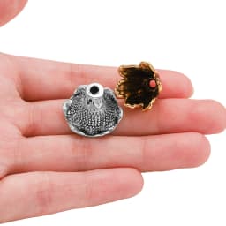 2 Pcs/set Gold Alloy Hollow Flower Beads Caps End Cap Connectors For Necklace Earrings DIY Jewelry Making Components Supplies