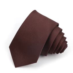 6cm Mens Business Tie Fashion Classic Skinny Fine Grid Necktie Wine Red Blue Pink Champagne Suit Cravat Wedding Party Accessory