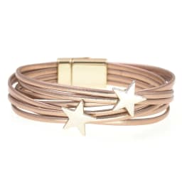 WELLMORE Leather Bracelets for Women Simple Star Multilayer Wide Wrap Bracelet 6 Size 18 Colors Female Jewelry Wholesales