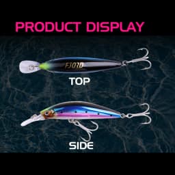 FJORD 70mm 17g Fishing Bait Heavy Minnow Laser Hard Artificial Bait Plastic Professional Seawater Lure Sinking Fishing Equipment