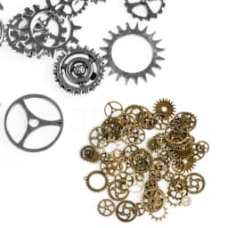 1 Pack Mix Alloy Mechanical Steampunk Cogs & Gears Diy Accessories New S08