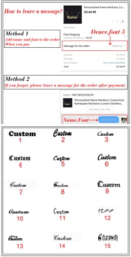 Customized Double Name Hip Hop Letter Necklace Name Gothic Double Plated Name Necklace Piercing Carving Pendants Jewelry Gift