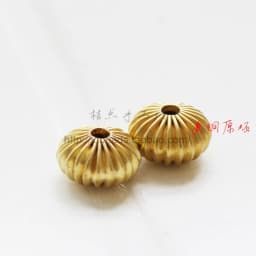 DIY Supply-Solid Brass Finding Bead Spacer - Saucer 12x7mm (1830C)