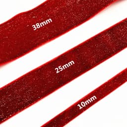 1 yard 10mm 25mm 38mm Gold and Silver Wire Velvet Ribbon Wedding Party Decoration Handmade Gift Wrapping Hair Bowknot DIY