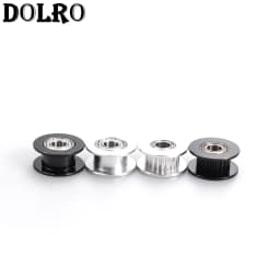 1pc GT2 Idler Timing Pulley 16/20 Tooth Wheel Bore 3/4/5mm Aluminium Gear Teeth Width 6/10mm 3D Printers Parts For Reprap Part