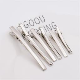 10pcs 5mm Width 47/60/80mm Alligator Hair Clip Hairpin Flat Top With Teeth Blank Setting For DIY Hair Clips Jewelry Making